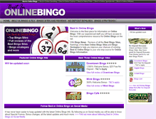 Tablet Screenshot of bestinonlinebingo.com